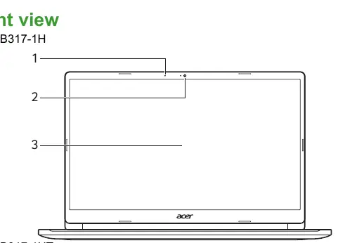 Front view of the Acer Chromebook 317