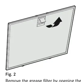 Grease filter removal