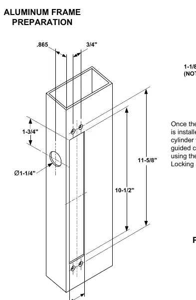 Aluminum Frame Preparation