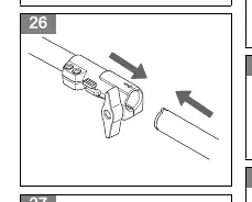 Two-piece shaft assembly