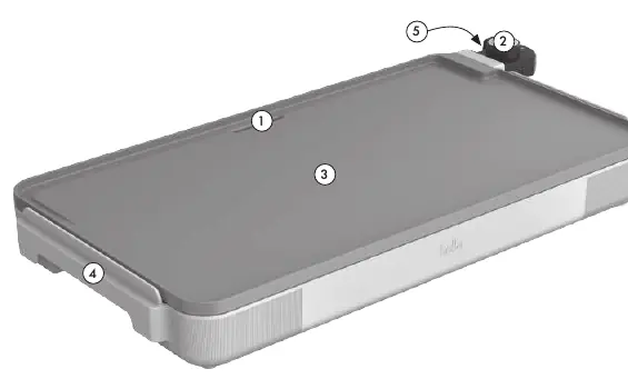 Griddle components diagram
