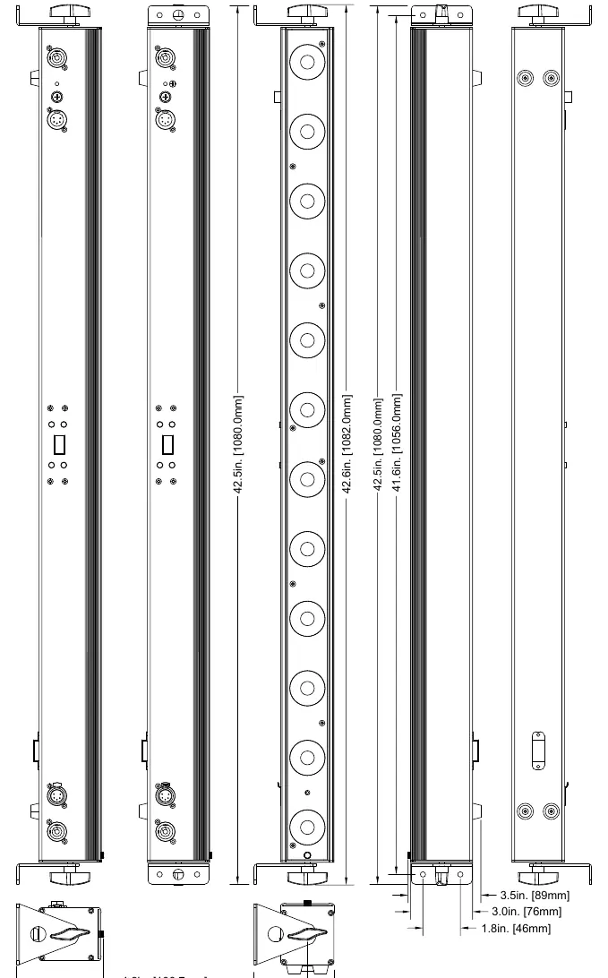 Product dimensions