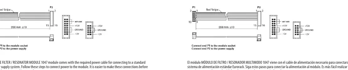 Power cable connection diagram
