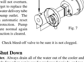 Pulley adjustment (Fig 5)