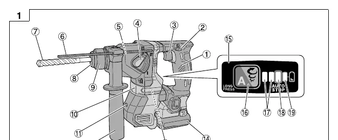 Overview of parts (Fig. 1)