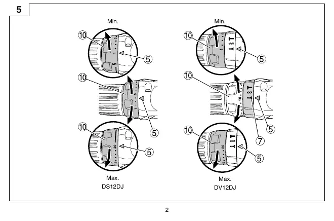 Tightening torque adjustment