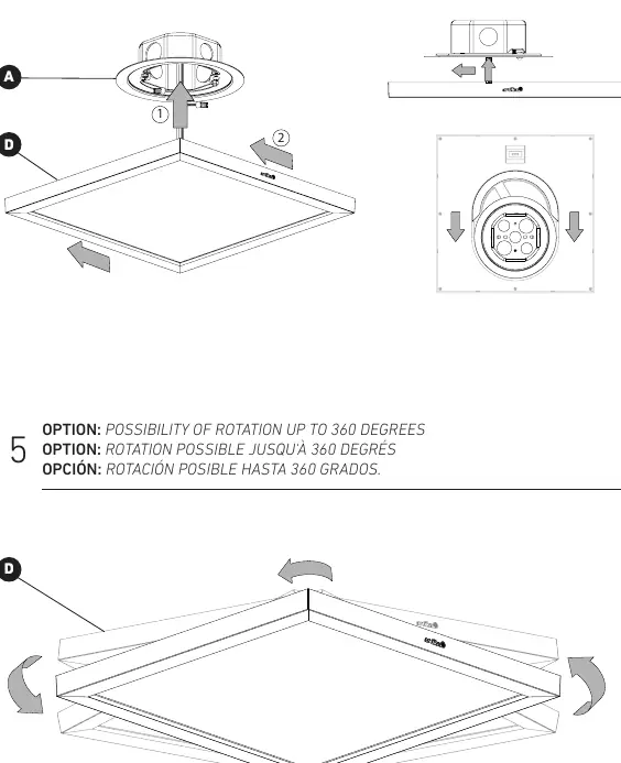 Final installation and rotation