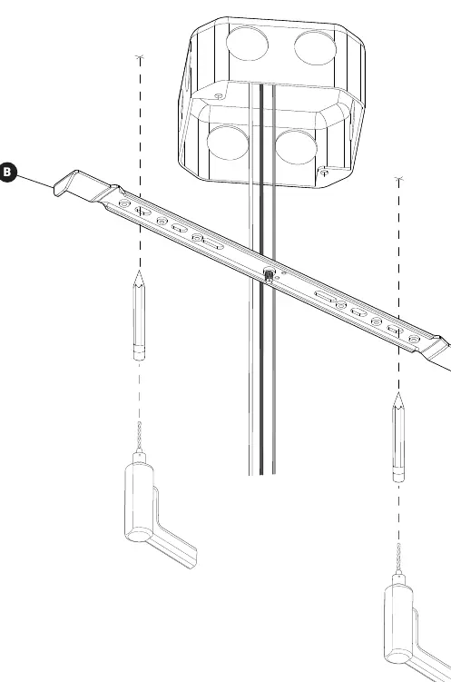 Mounting bracket installation step