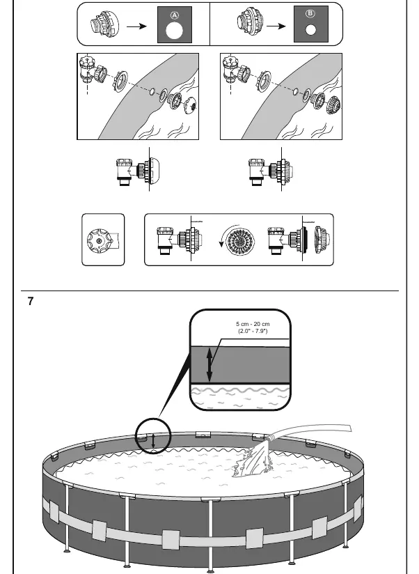 Connection steps 6 and 7