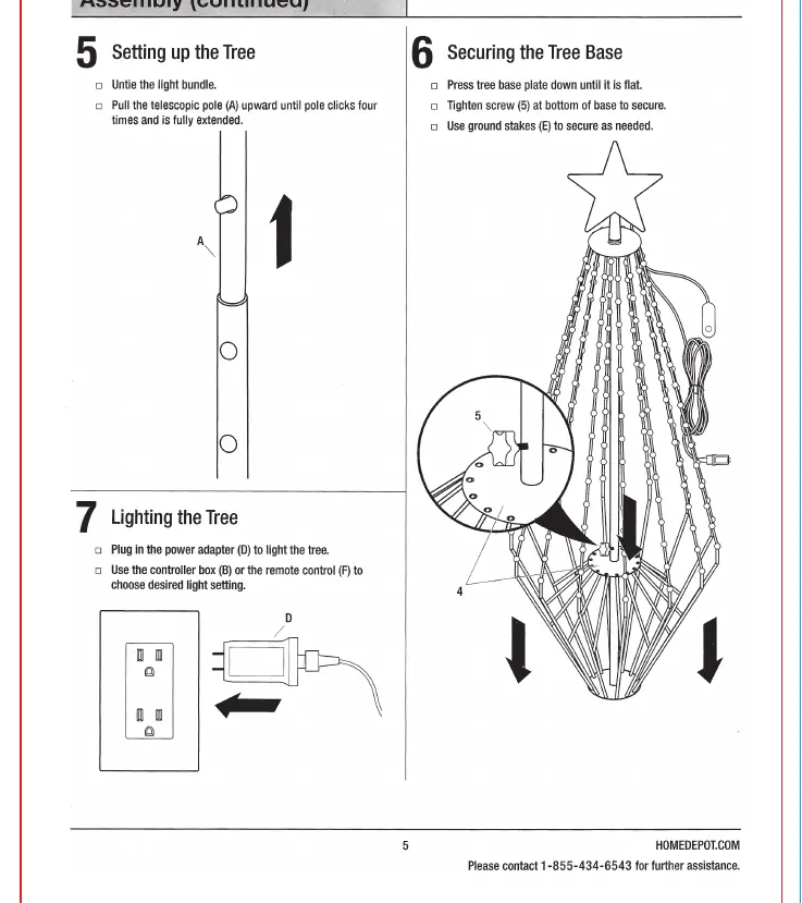 Assembly steps 5-7