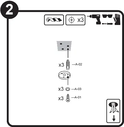 Securing the mounting bracket
