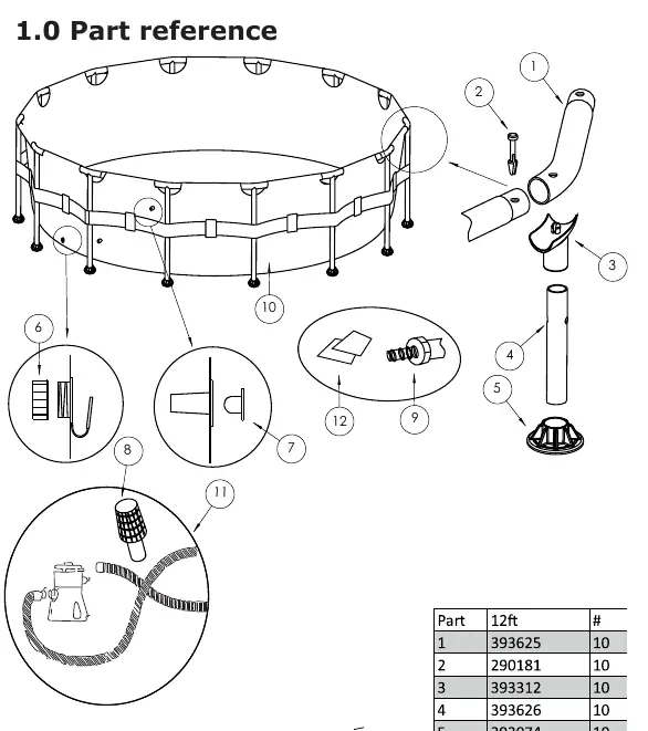 Part reference diagram