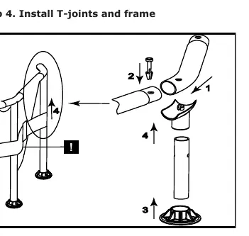 T-joint and frame assembly