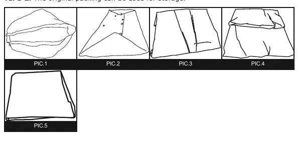 Folding instructions