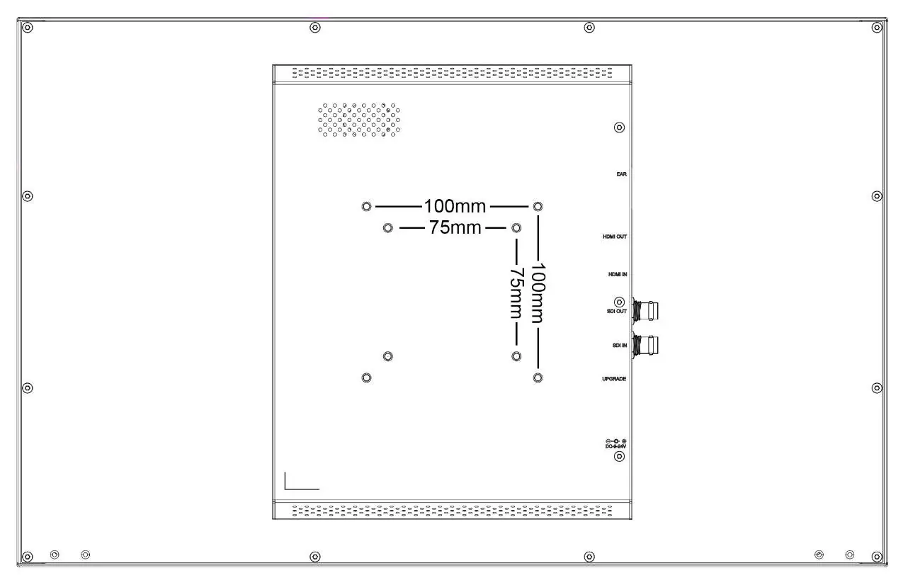 VESA mounting dimensions