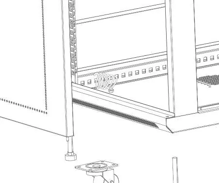 Grounding cable connection point