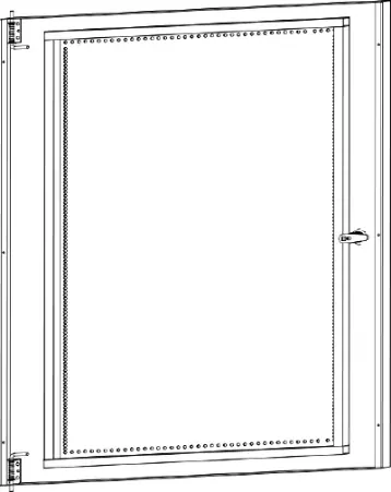 Front door hinge mechanism