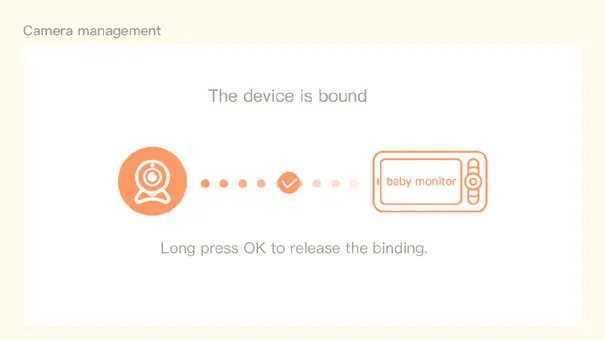 Camera management: Device is bound.