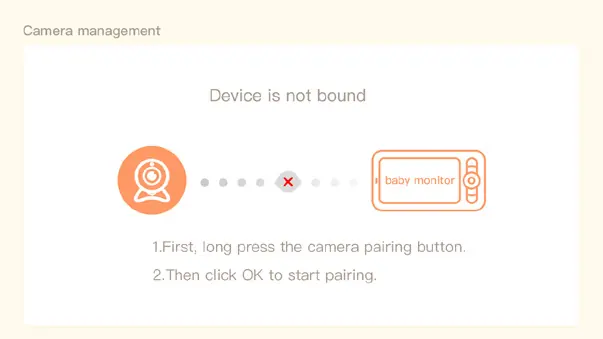 Camera management: Device is not bound.