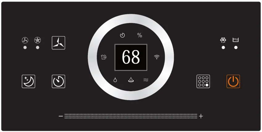 Control panel layout