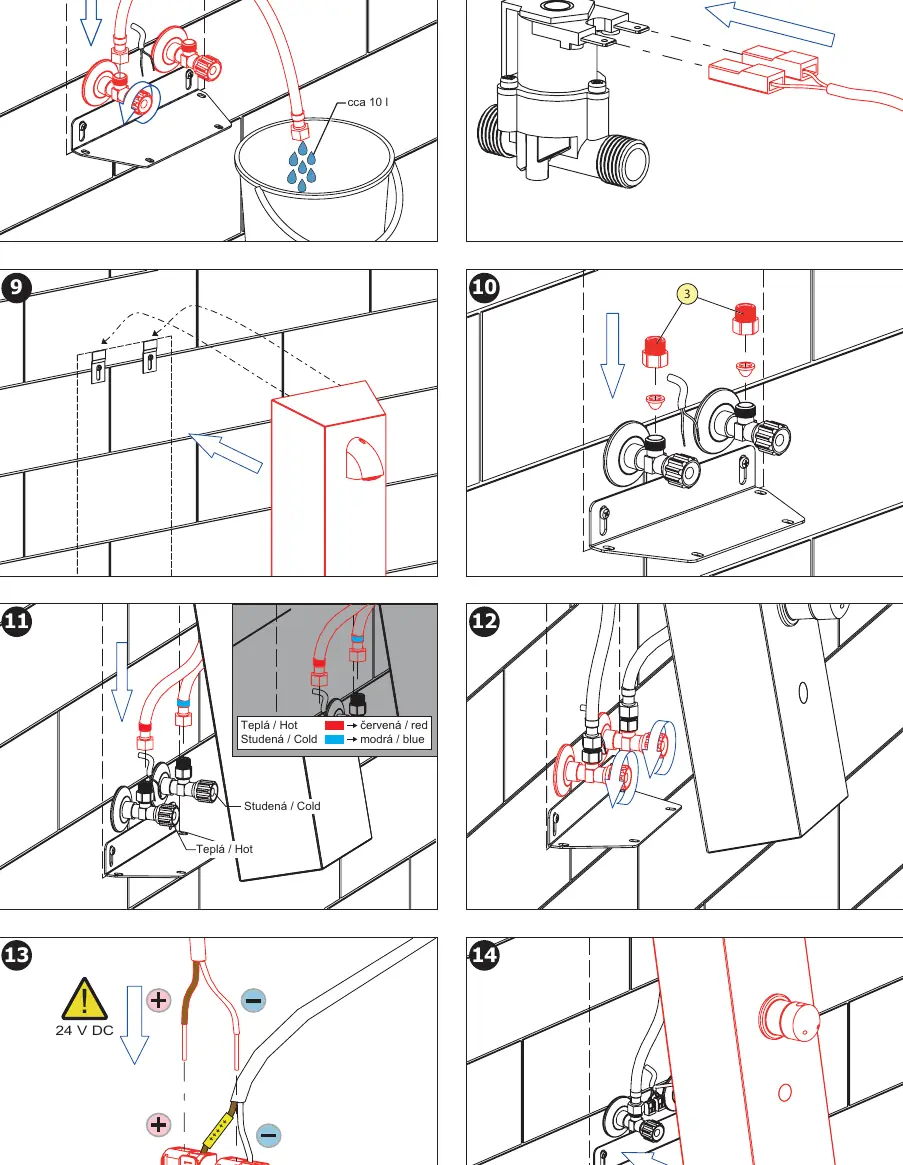 Installation steps 7-14