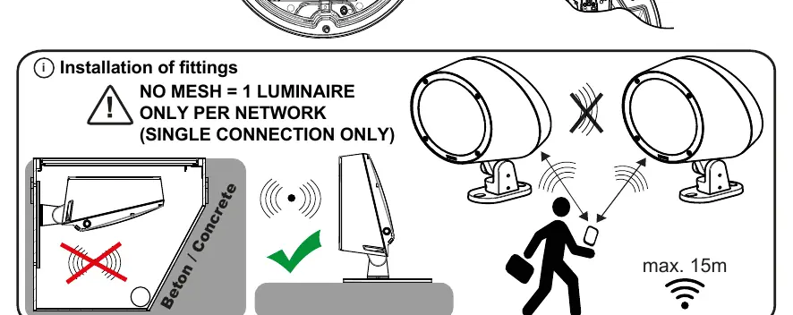 Bluetooth installation and connection limitations.