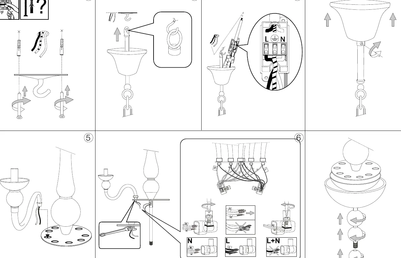 Assembly and wiring sequence