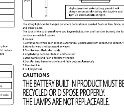 Solar panel unit with ground stake and control buttons