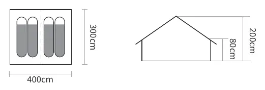 Tent dimensions