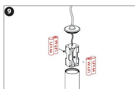 Battery installation
