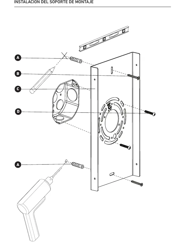 Mounting bracket installation steps