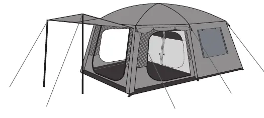 Awning setup