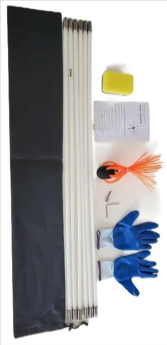 Diagram of the brush inside the chimney