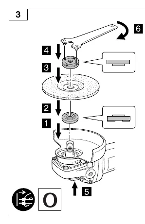 Assembling the depressed center wheel