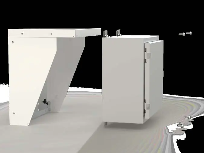 Mounting bracket installation for HLP enclosures