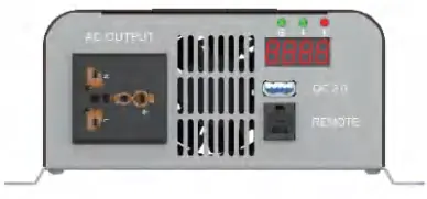 Front panel layout