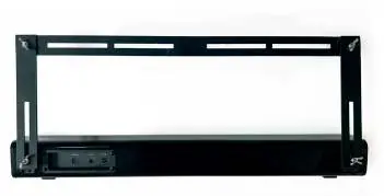 VESA mount brackets for under-TV installation