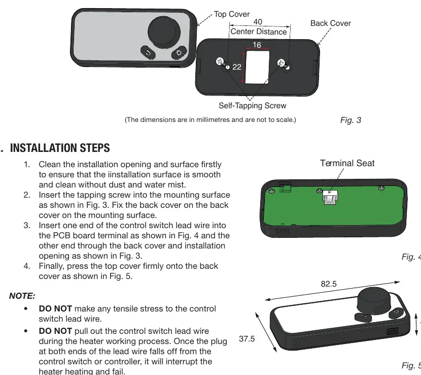 Controller installation steps