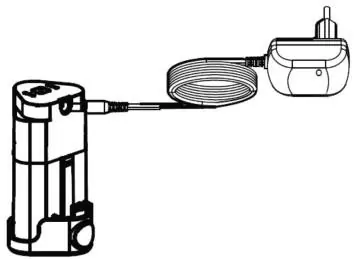 Battery charging setup