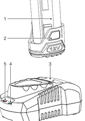 Battery and Charger components