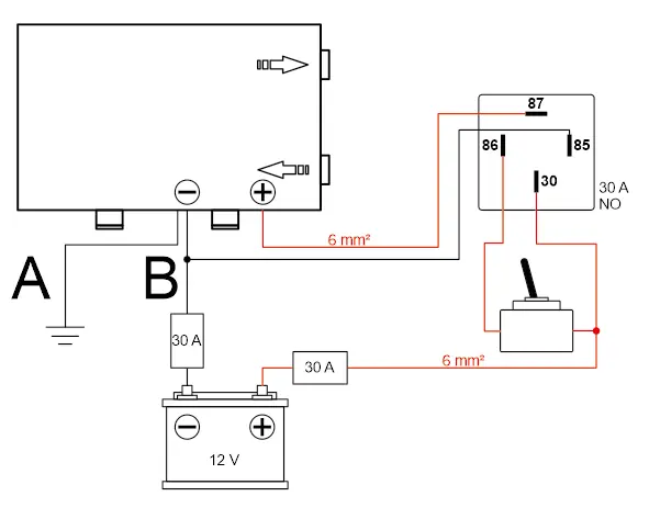 12V DC wiring diagram
