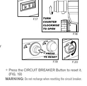 Maintenance procedures