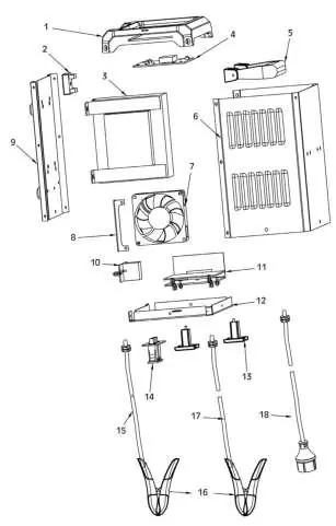 Component parts diagram