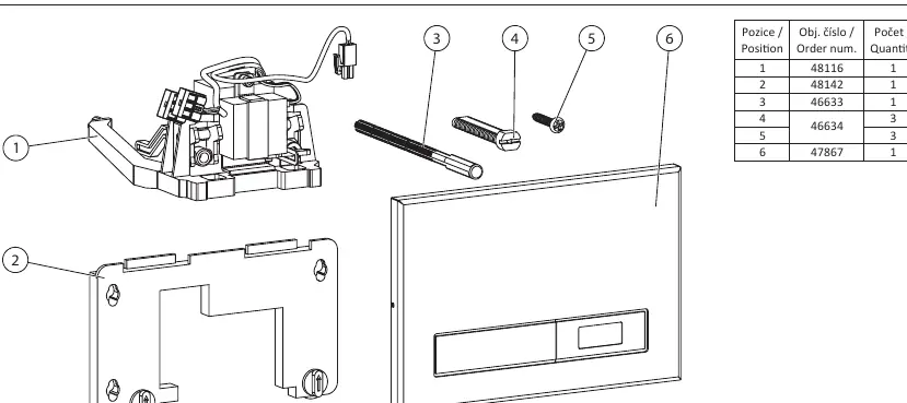Supplied equipment list
