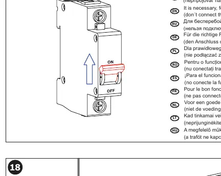 Power supply warning