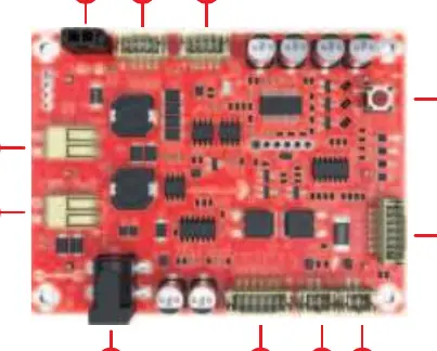 LBB-3v2 board connection layout and port identification