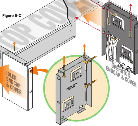 Surface headbox installation steps.