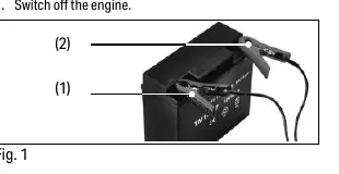 Connecting to the vehicle battery