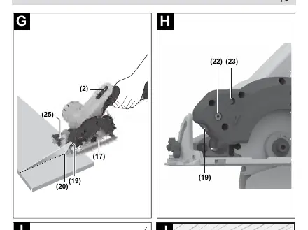 Usage examples (G, H, I, J)