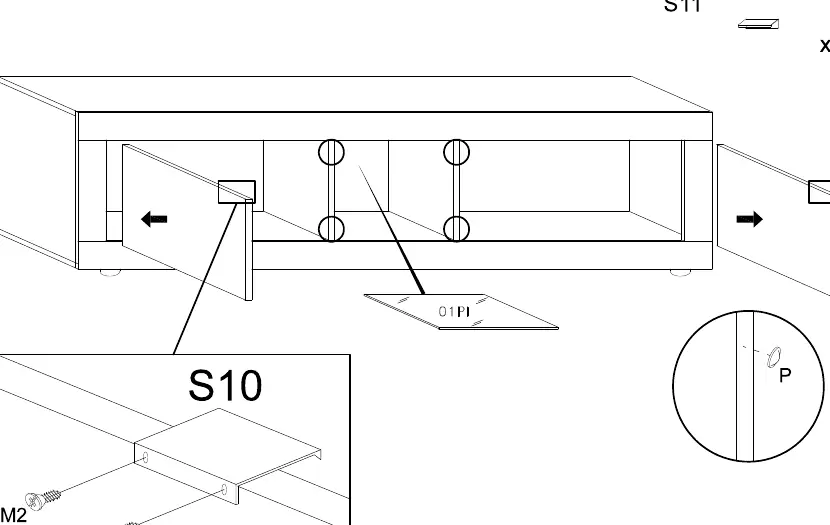 Step 13: Hinge adjustment